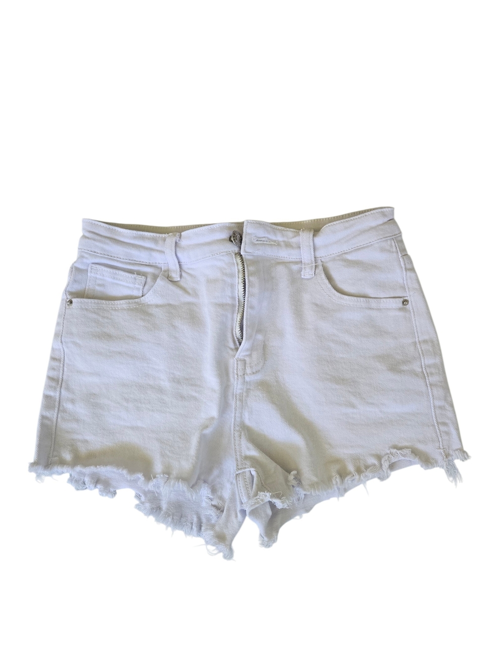 SHEIN White Denim Shorts